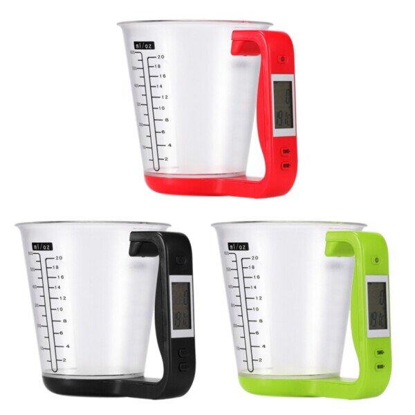 Electronic Measuring Cup Kitchen Scales With LCD Display